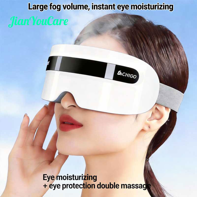 Light Therapy Glasses - JianYouCare Electric Vibration eye massager Steam