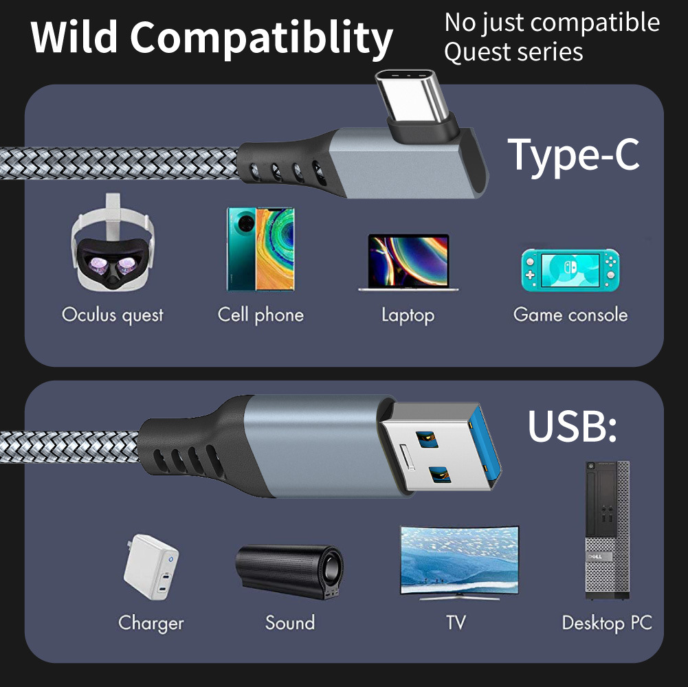 Link Cable 3 6 5M USB A To Typ - Smart Glasses Lens avis et prix