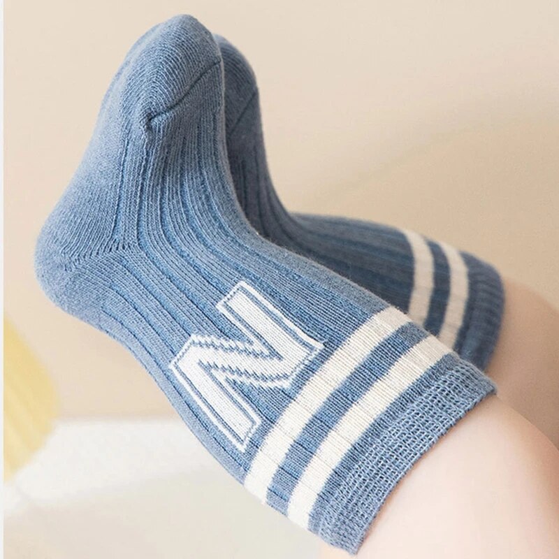 3 Pairs Baby Letter Socks Knit - Baby Sock Oximeter avis et prix