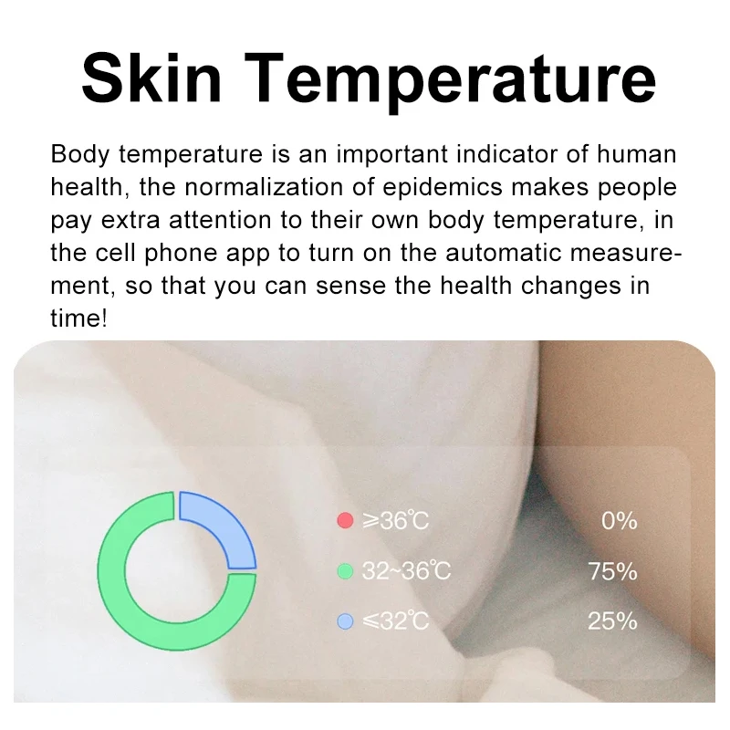 Smart Ring with Charging Case  - Temperature Ring Skin avis et prix