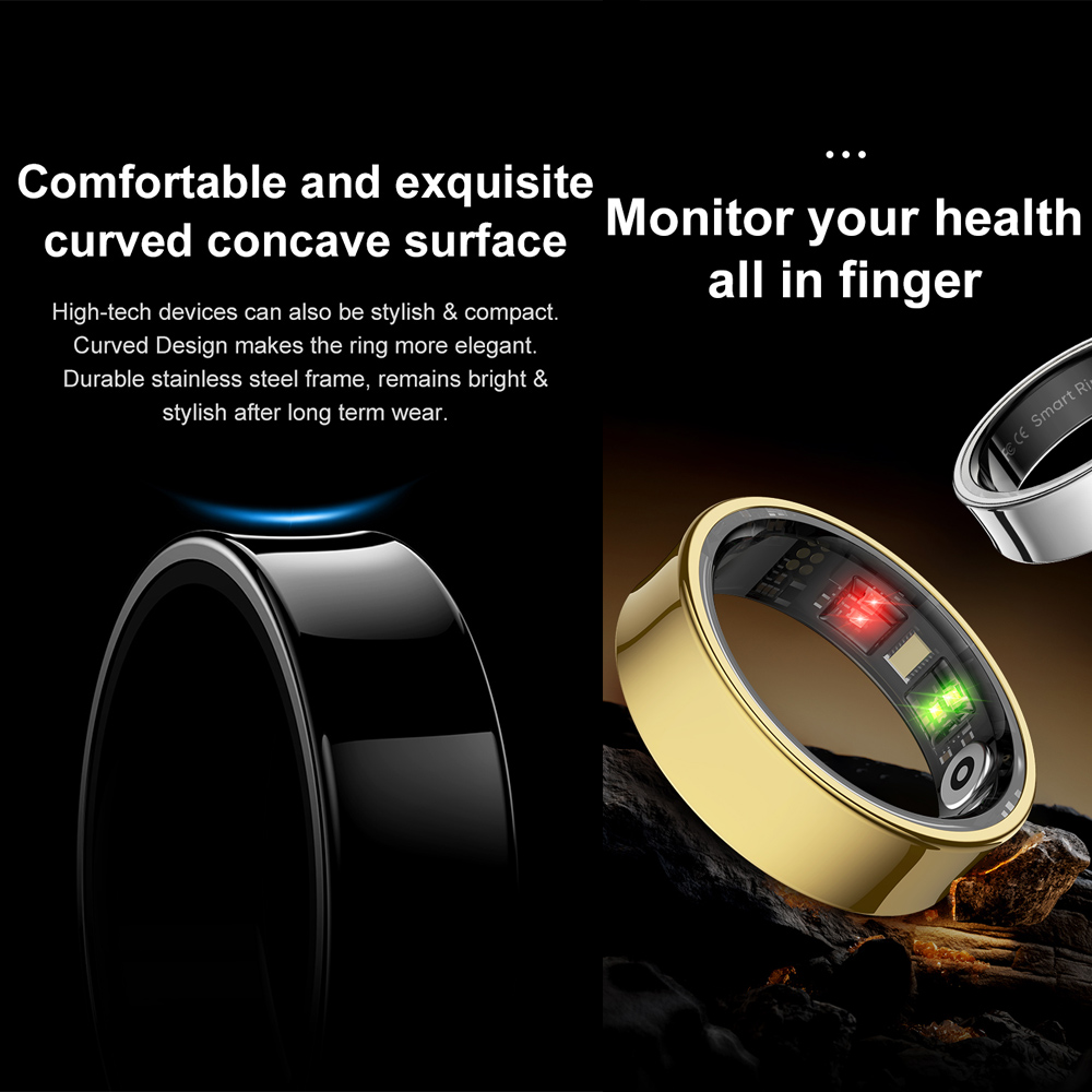 R09 Stainless Steel Smart Ring - Temperature Ring Skin avis et prix