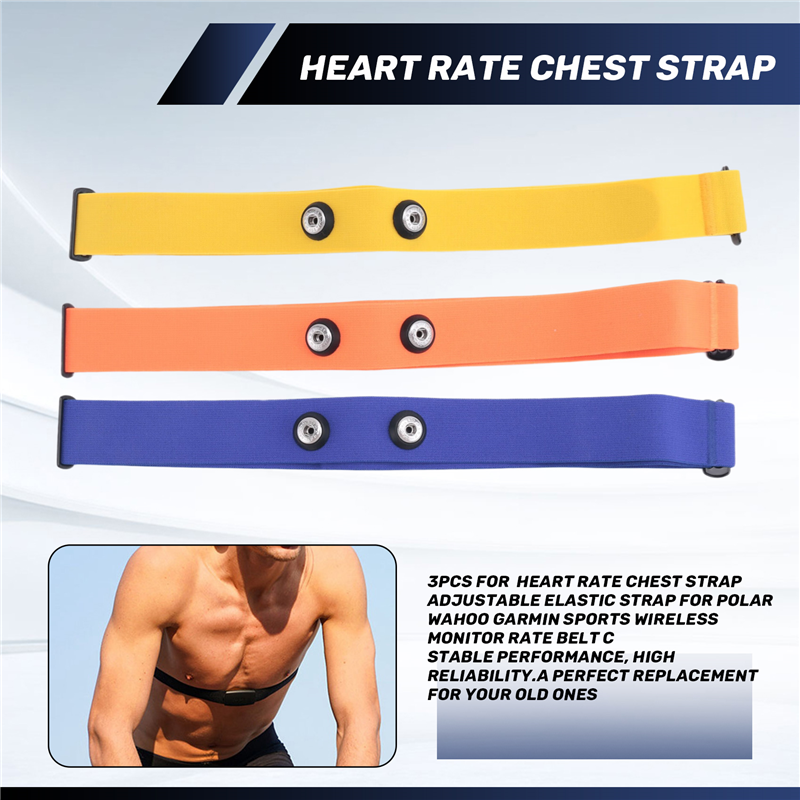 ABHS-3Pcs For Magene Heart Rat - Breath Rate Monitor avis et prix