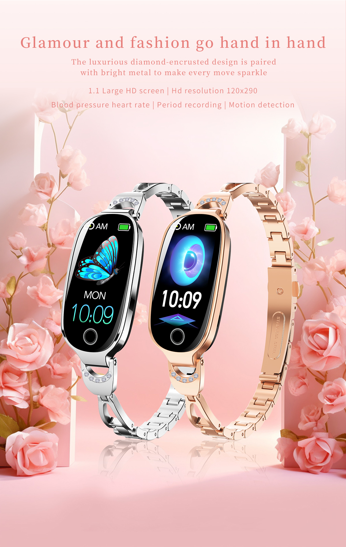 F81 Girl Heart Rate Waterproof - Breath Rate Monitor avis et prix