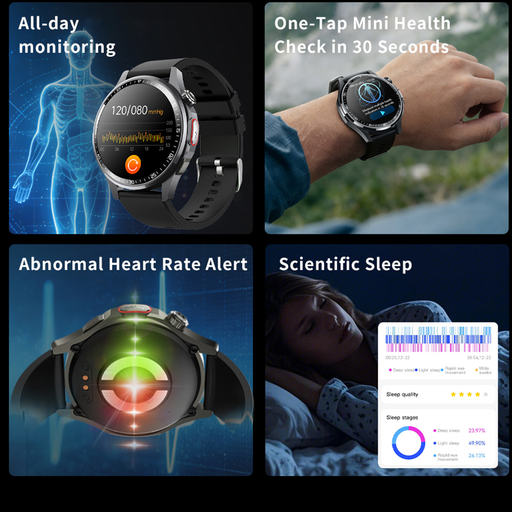 Men Smart Watch Ultra HD Scree - Fall Detection Watch avis et prix