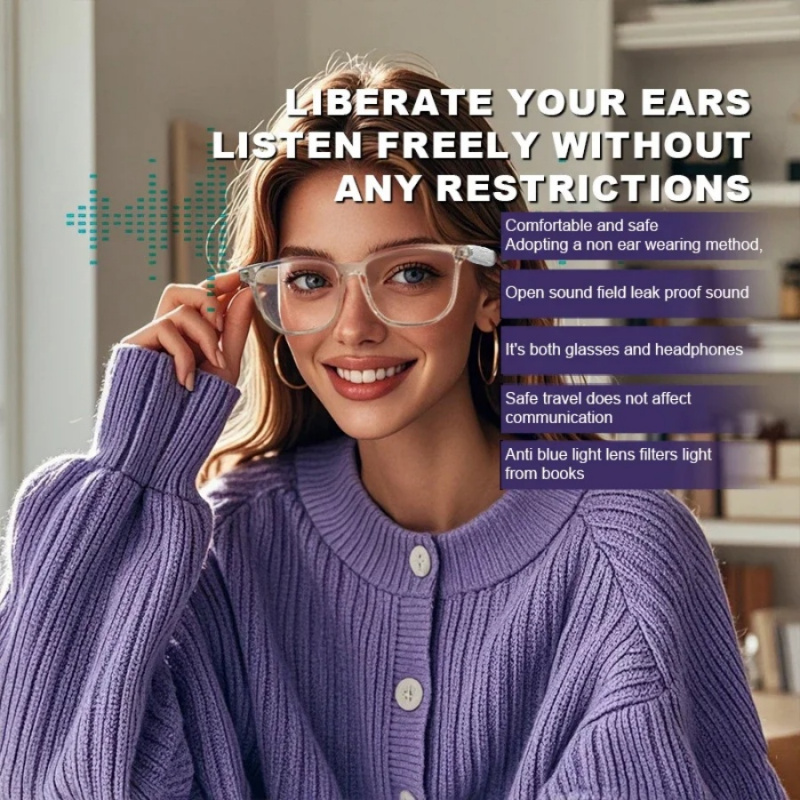 1 pair AI smart glasses Blueto - Smart Glasses Lens avis et prix