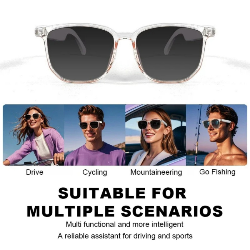 1 pair AI smart glasses Blueto - Smart Glasses Lens avis et prix