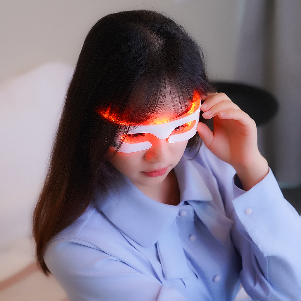 LED Eyecare Mask Device EMS Si - Light Therapy Glasses avis et prix