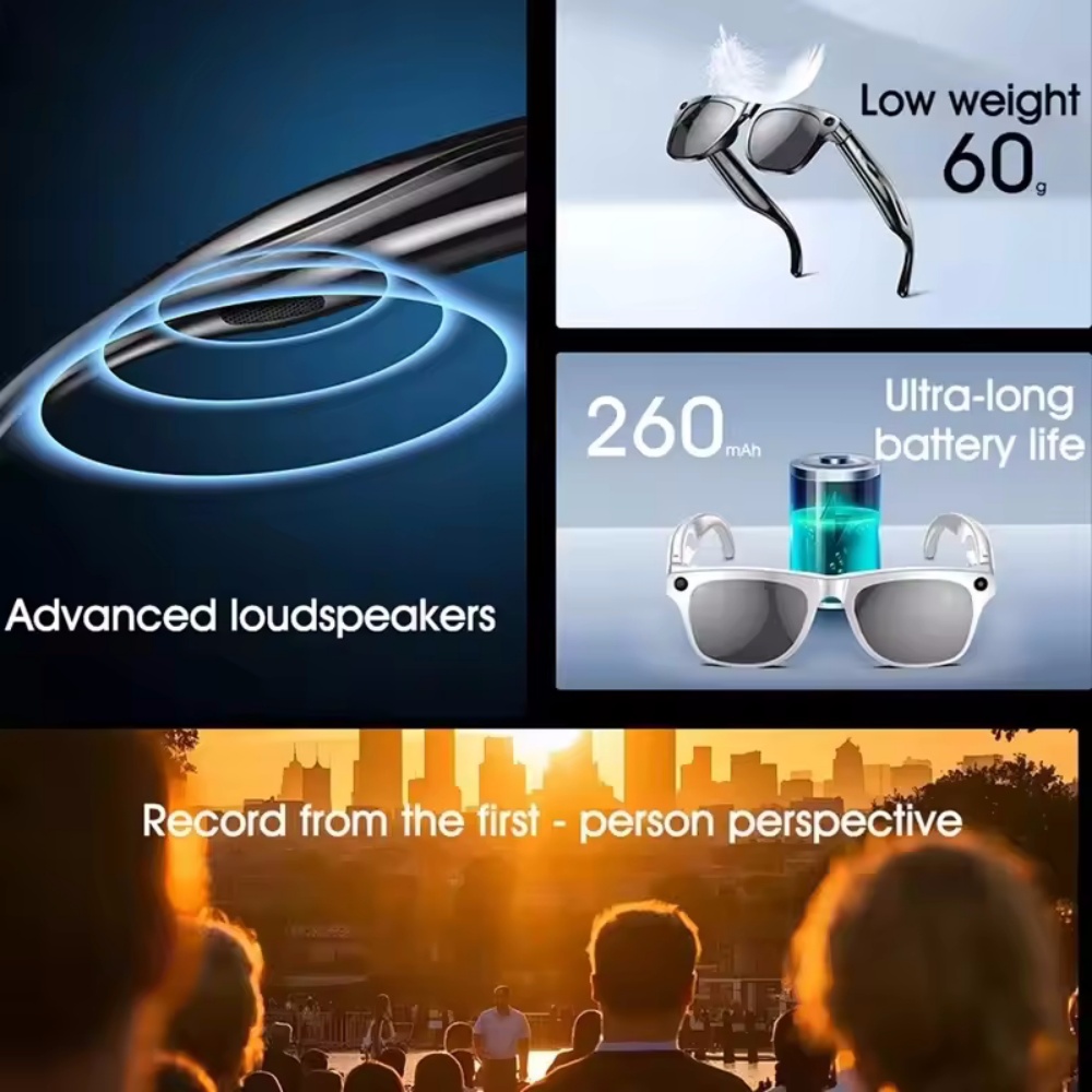 Smart Glasses AI Camera HD Wea - Smart Glasses Lens avis et prix