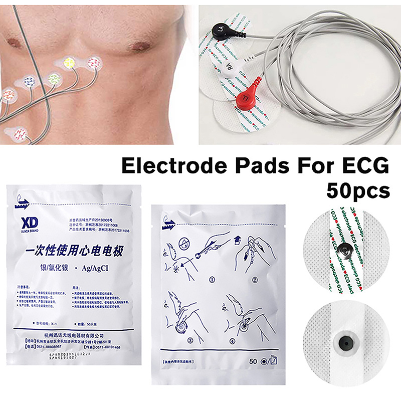 50PCS/Bag Electrode Patch Medi - Ecg Patch Monitor avis et prix