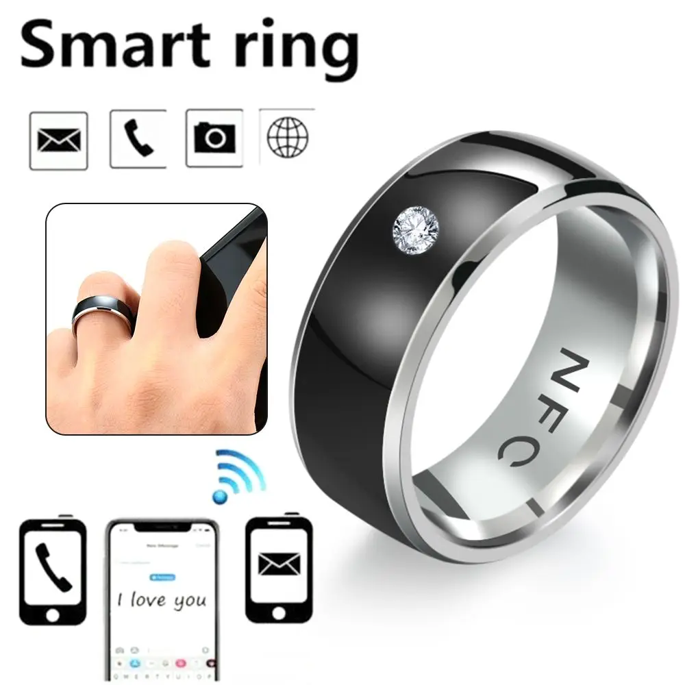 NFC Smart Ring Stainless Steel - Smart Ring Nfc Pay avis et prix