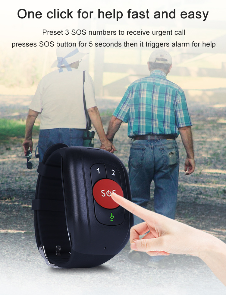Elderly Watch For Seniors GPS  - Fall Detection Watch avis et prix