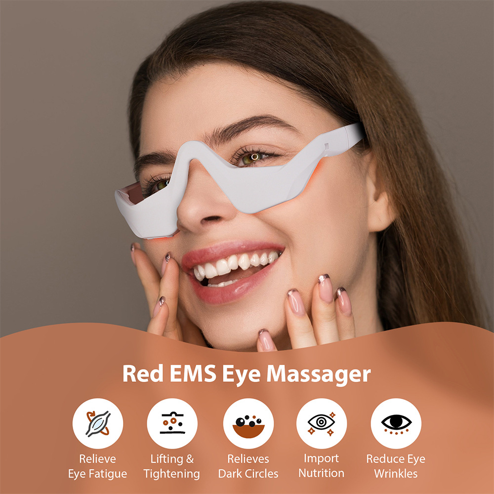 Eye Massager Under Eye Red Lig - Light Therapy Glasses avis et prix