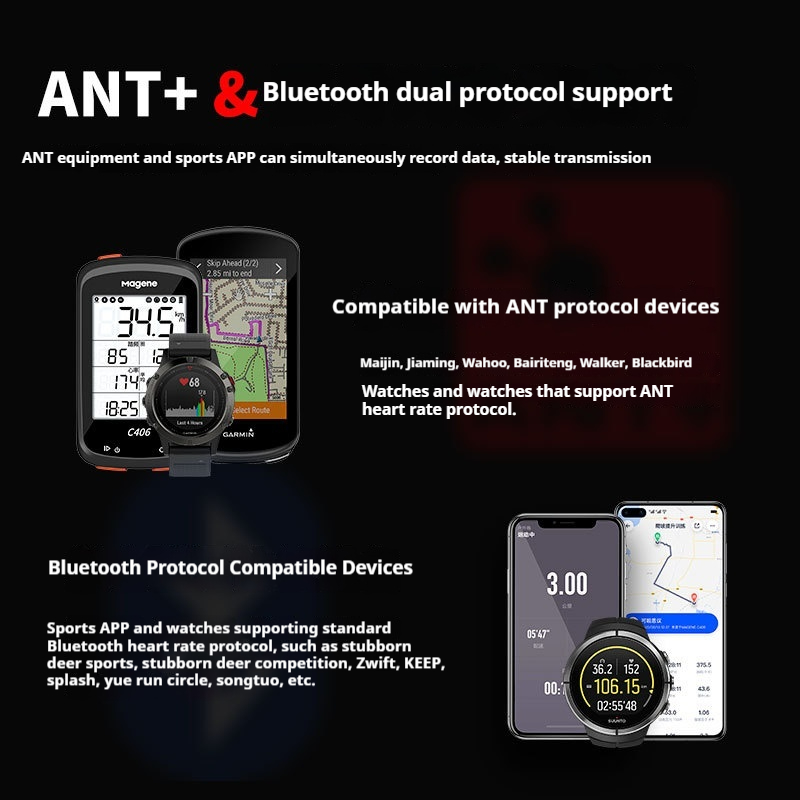 Magene heart rate with chest s - Breath Rate Monitor avis et prix