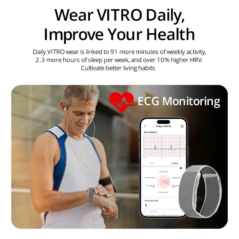 Men Smart Watch ECG Health Blo - Fall Detection Watch avis et prix