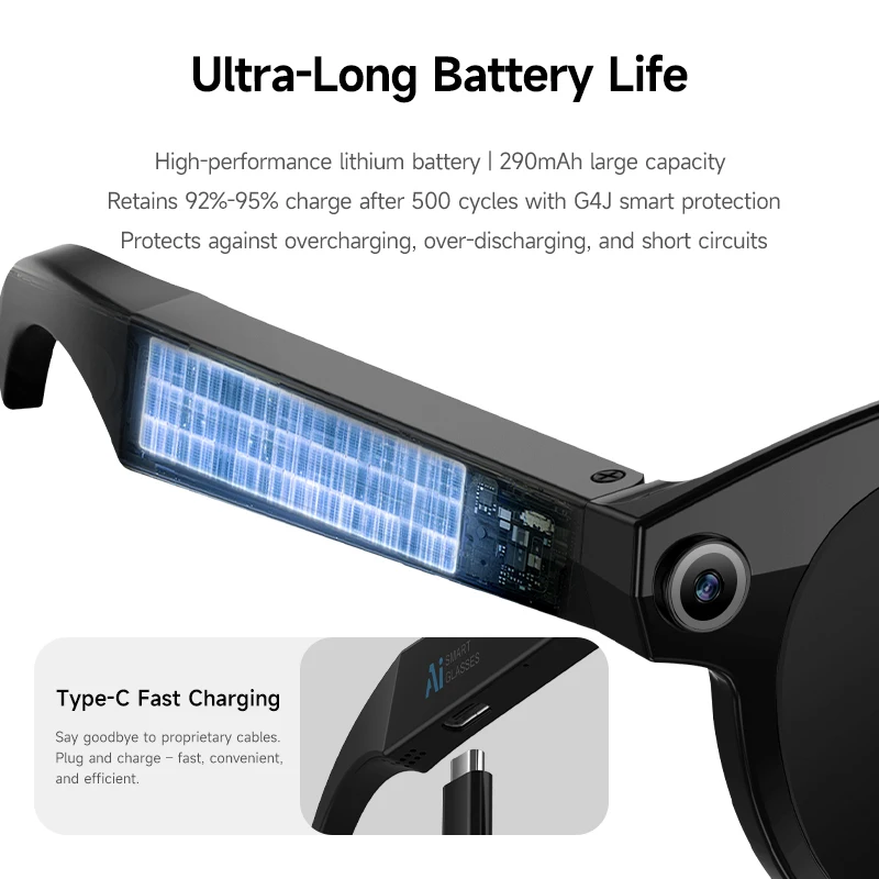 Lenovo 8K HD Smart Glasses 160 - Smart Glasses Lens avis et prix