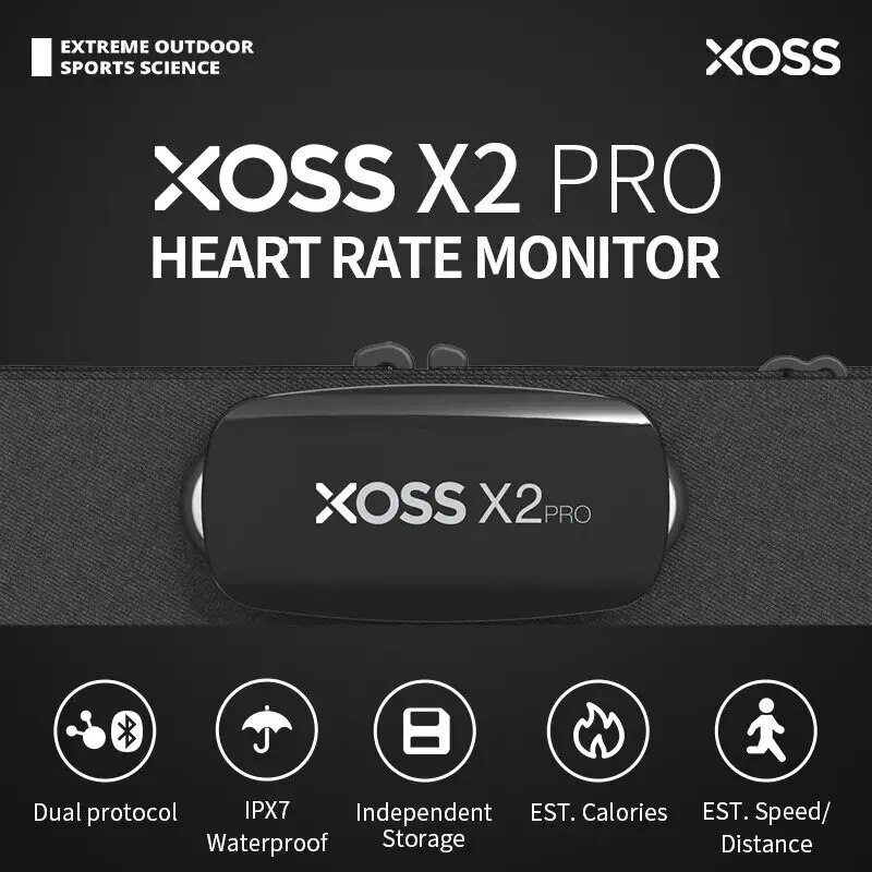 XOSS X2 Pro Chest Strap Heart  - Breath Rate Monitor avis et prix
