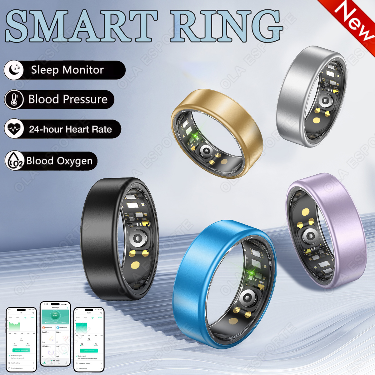 New R09 Smart Ring Men Women w - Temperature Ring Skin avis et prix