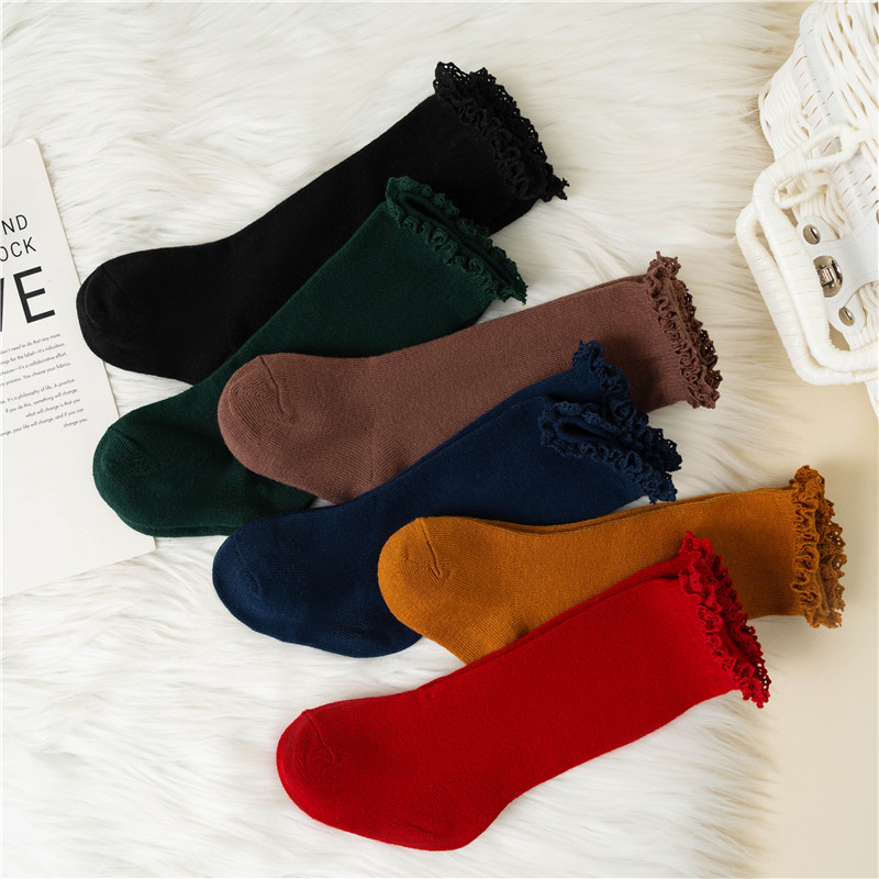 Winter Autumn Baby Girls Ruffl - Baby Sock Oximeter avis et prix