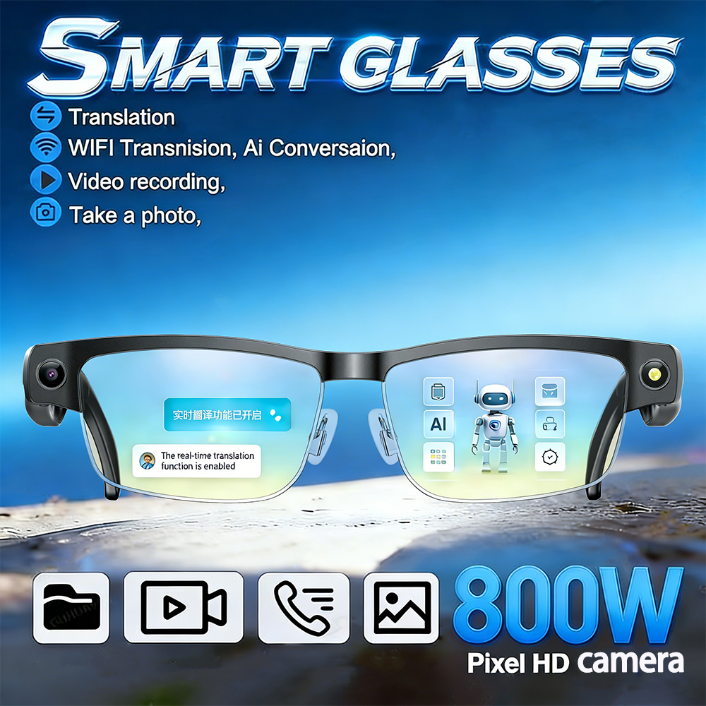 2026 New Al Smart Glasses 800W - Smart Glasses Lens avis et prix