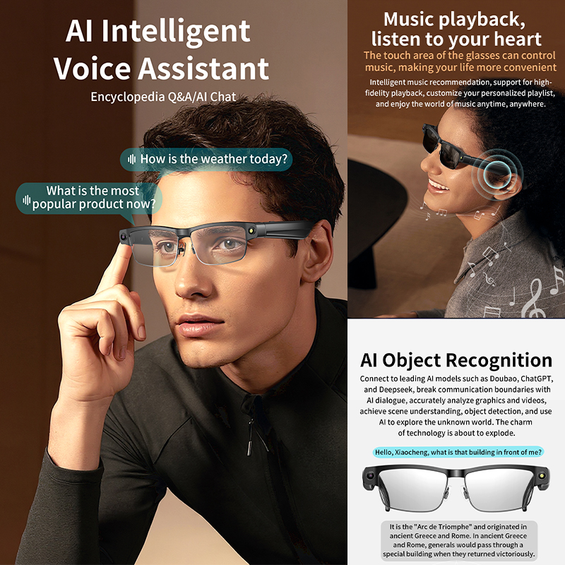 2026 New Al Smart Glasses 800W - Smart Glasses Lens avis et prix
