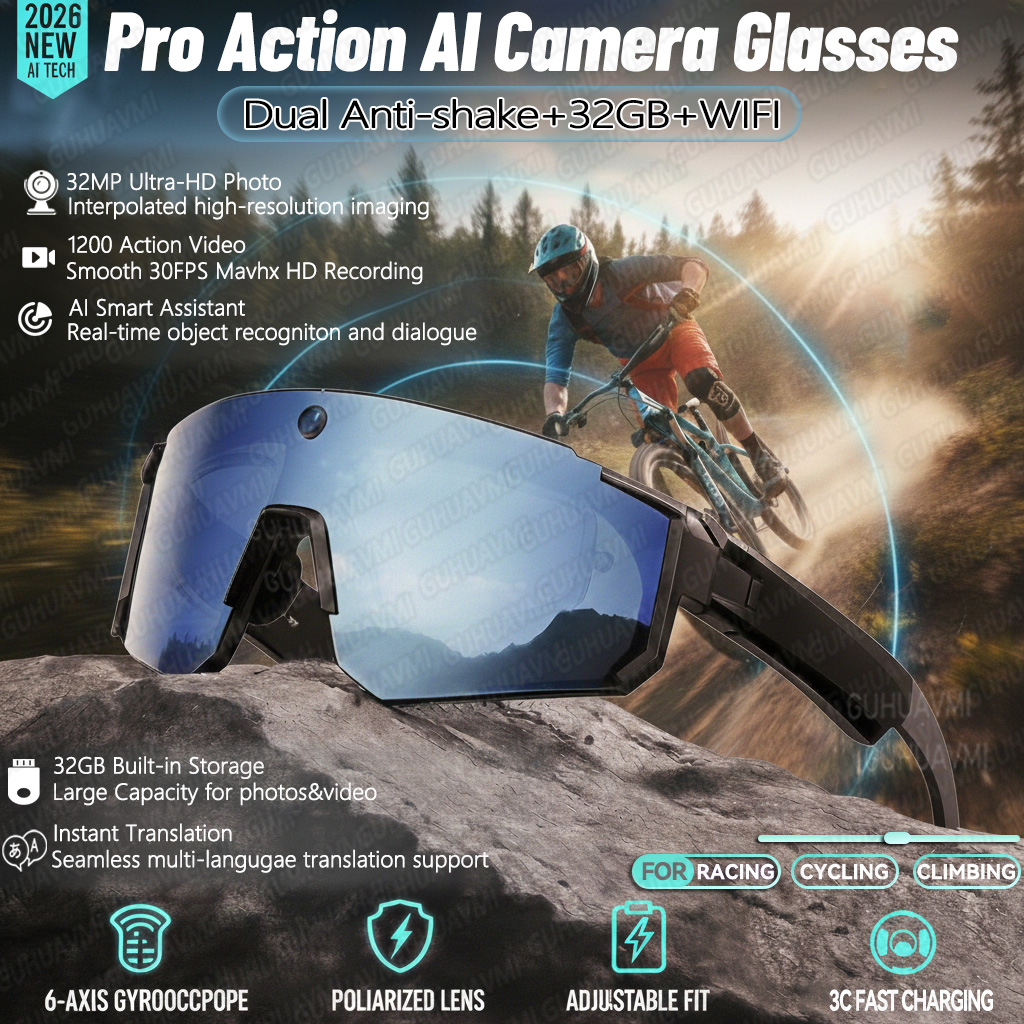 New AI smart shooting&recordin - Smart Glasses Lens avis et prix