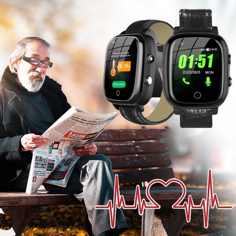 Elderly Smart Watch For Senior - Fall Detection Watch avis et prix