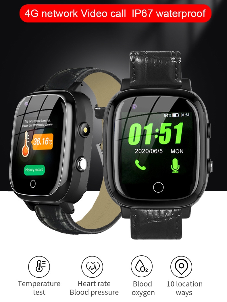 Elderly Smart Watch For Senior - Fall Detection Watch avis et prix