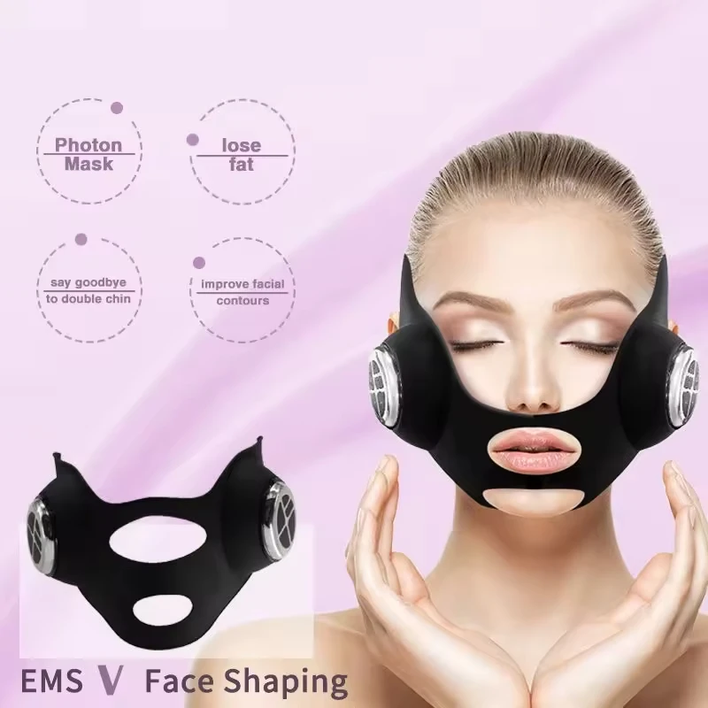V Face Lifting EMS Facial Mask - Galvanic Skin Sensor avis et prix