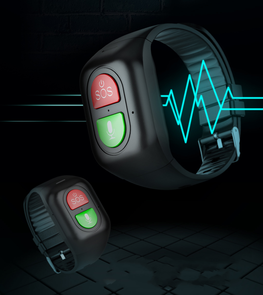 Elderly Smart Watch 4G Sim Car - Fall Detection Watch avis et prix