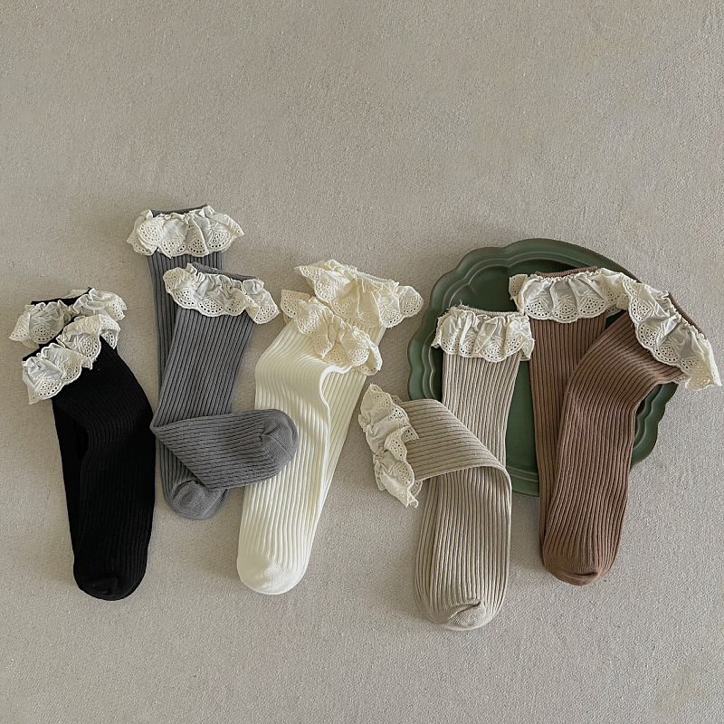 Ruffle Baby Girls Knee High So - Baby Sock Oximeter avis et prix