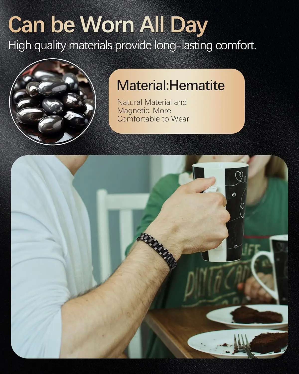Titanium Steel Hematite Magnet - Meditation Headband Eeg avis et prix