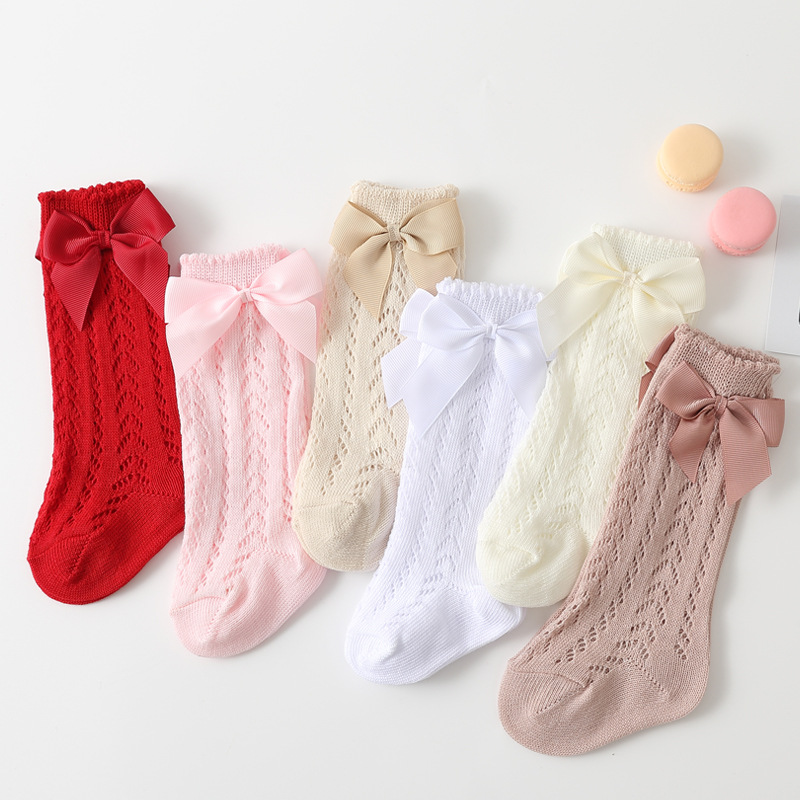 1 Pairs Summer Fashion Bow Bab - Baby Sock Oximeter avis et prix