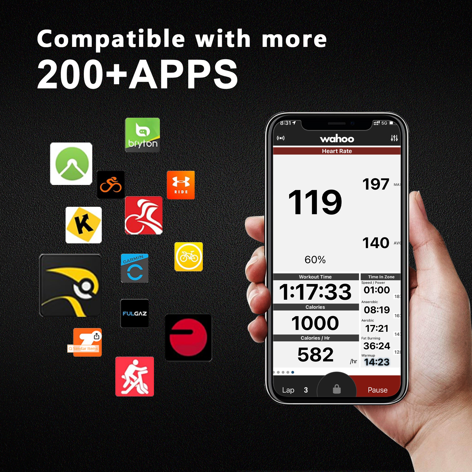 FITCENT Rechargeable 2 in 1 He - Breath Rate Monitor avis et prix