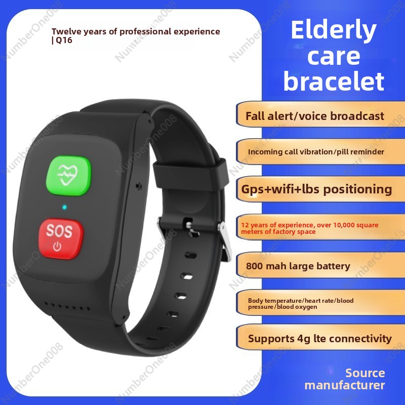 4G Smart Watch for Elderly, GP - Fall Detection Watch avis et prix