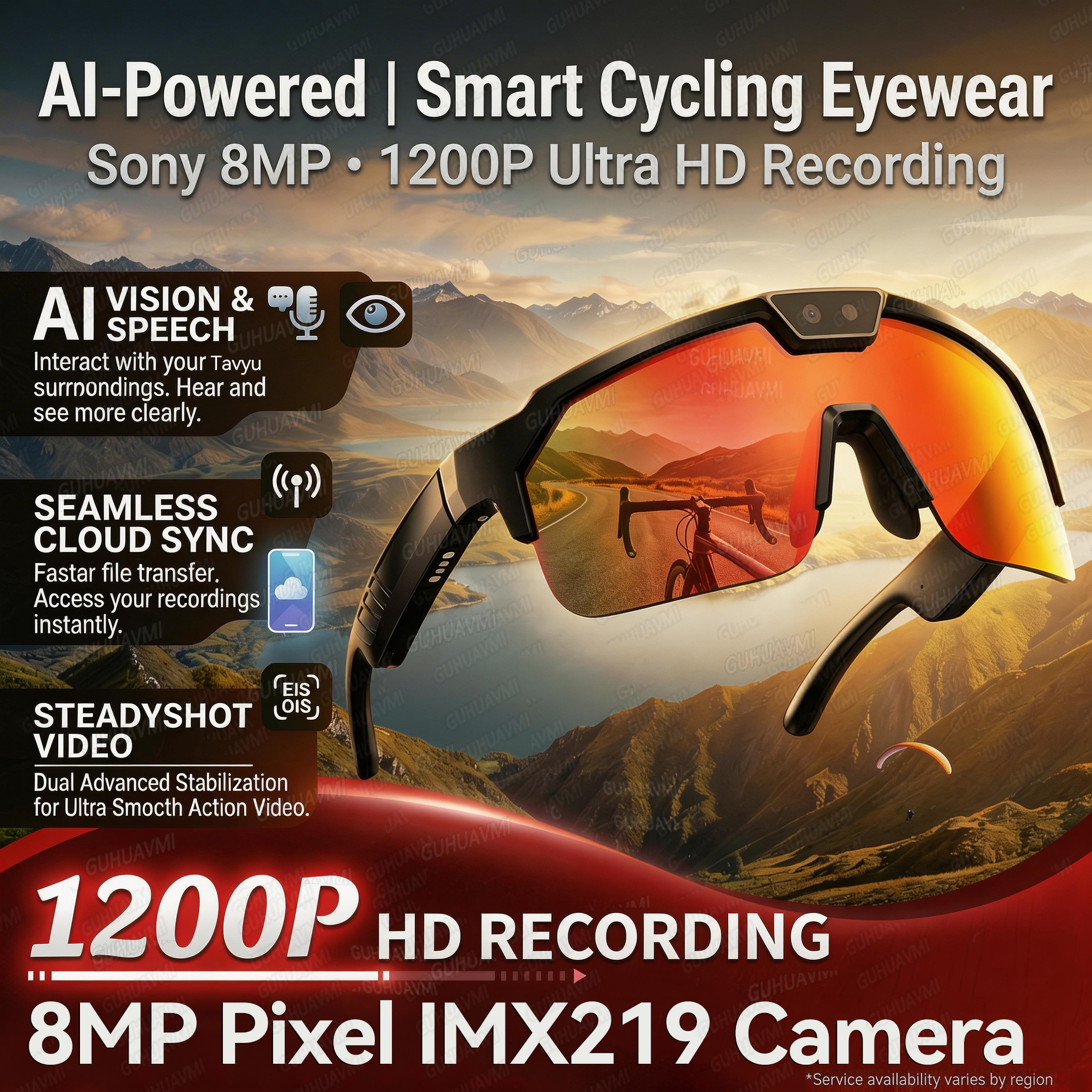 2026New AI Smart Glasses 1200P - Smart Glasses Lens avis et prix