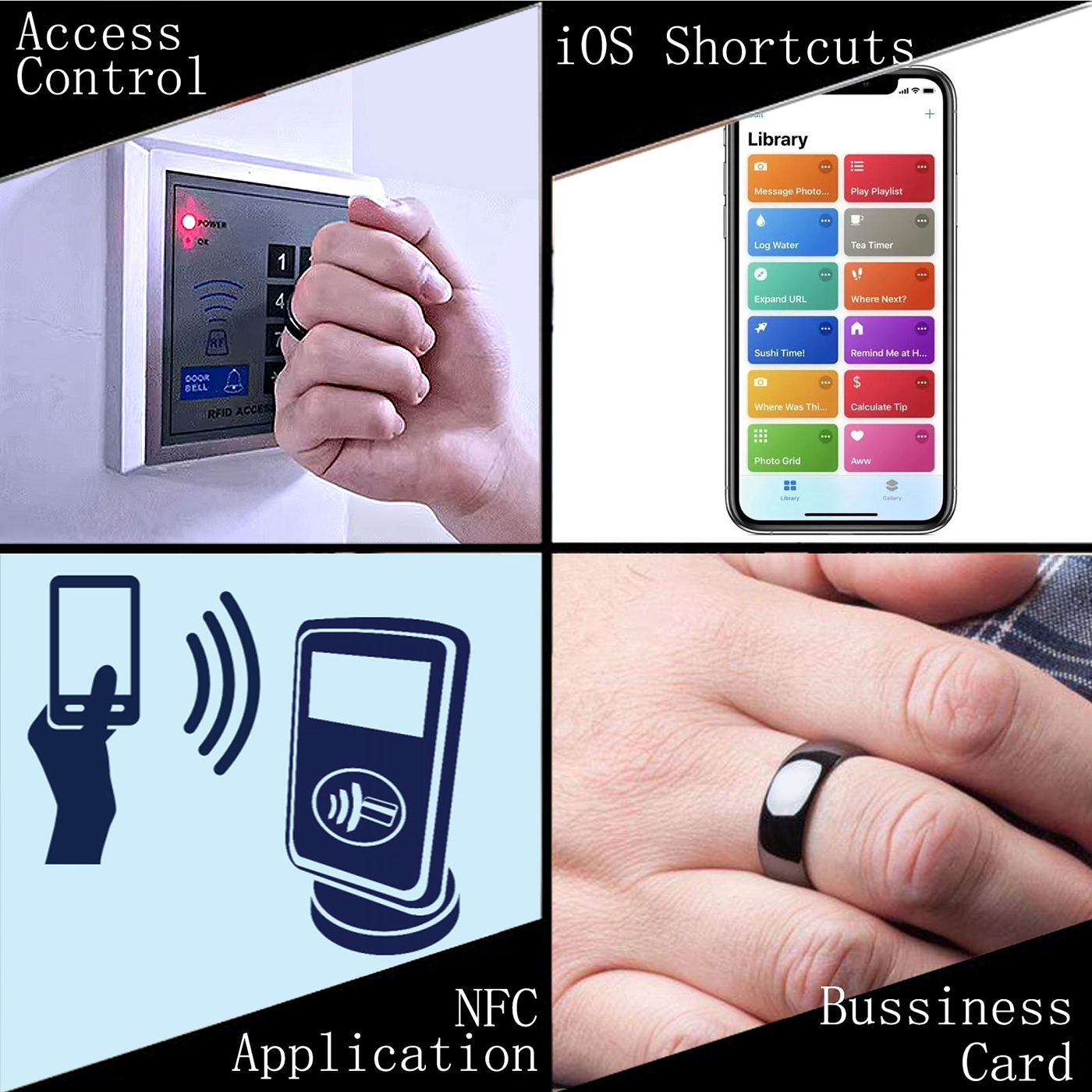 Ntag215 NFC Full Ceramic Smart - Smart Ring Nfc Pay avis et prix