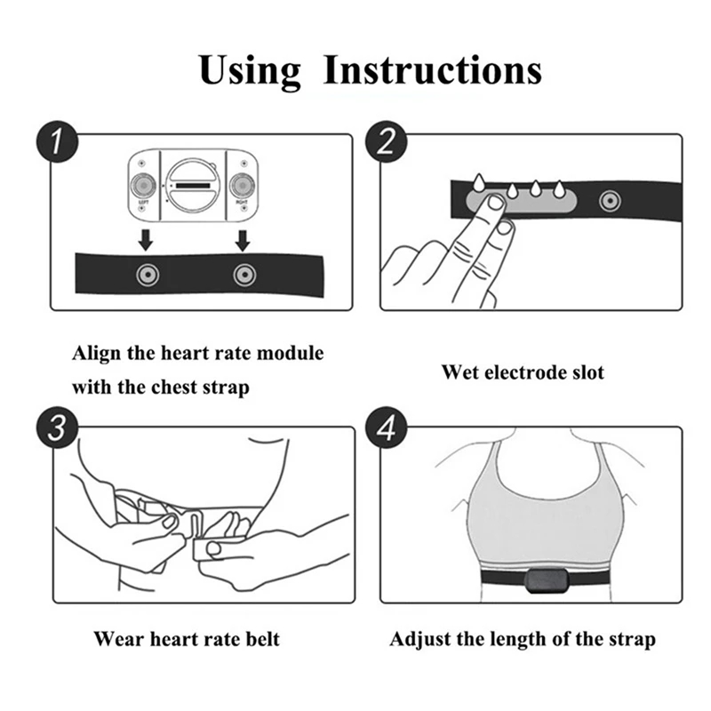 1/2PCS Heart Rate Monitor Ches - Breath Rate Monitor avis et prix