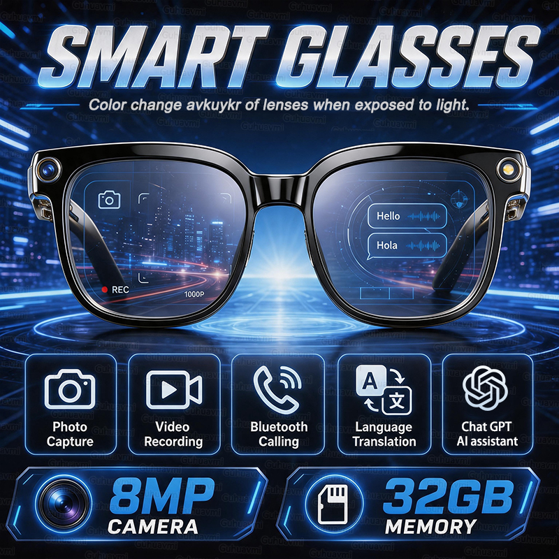 2026 HD AI Smart Glasses 32GB  - Smart Glasses Lens avis et prix