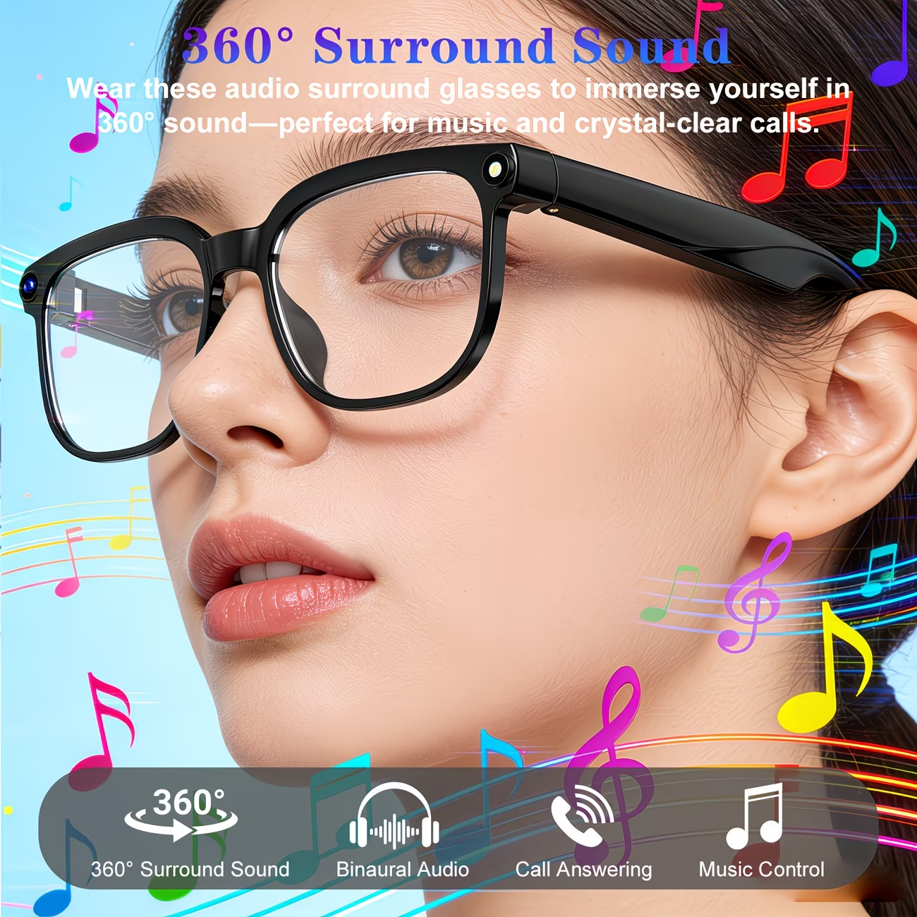 2026 HD AI Smart Glasses 32GB  - Smart Glasses Lens avis et prix