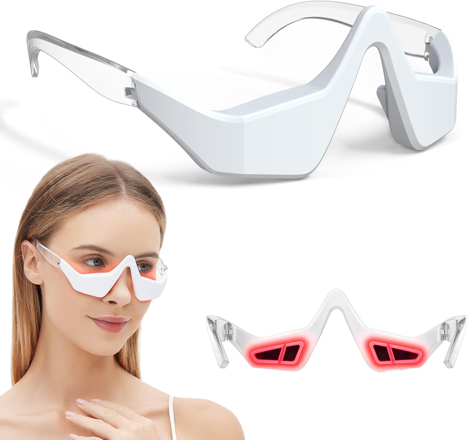 Microcurrent EMS Eye Massager  - Light Therapy Glasses avis et prix